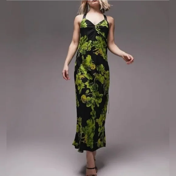 TOP SHOP MAXI DRESS - Picture 2 of 9